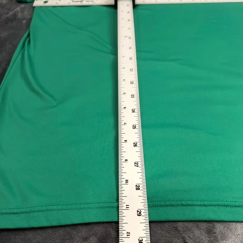 Nike Team Court Polo Performance Mens Sz XL Green Dri Fit